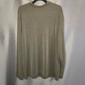 Claiborne, Brown, Black, Top, Size: L